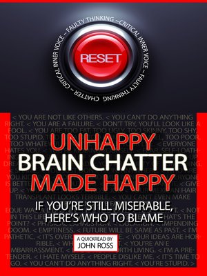 cover image of Unhappy Brain Chatter Made Happy